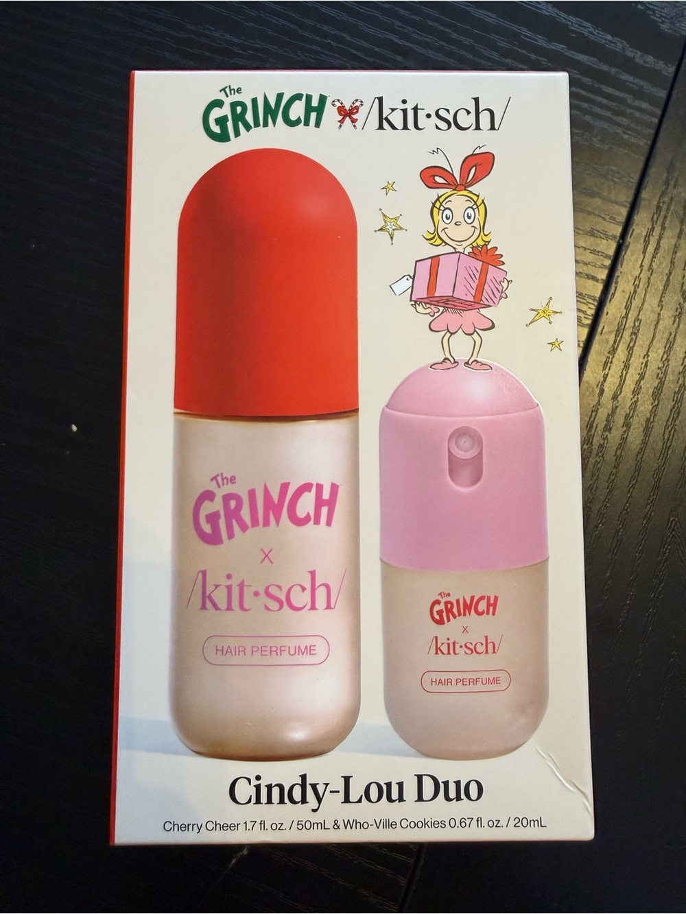 Kitsch Cindy-Lou Duo Hair Perfume - Red & Pink